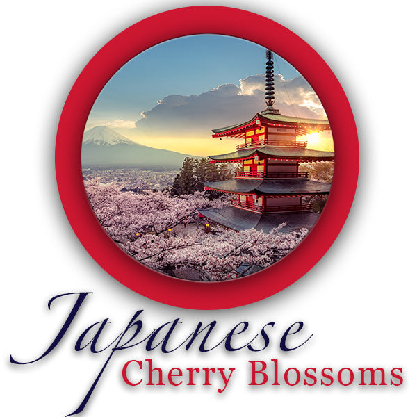 Japanese Cherry Blossoms Compressed Towels