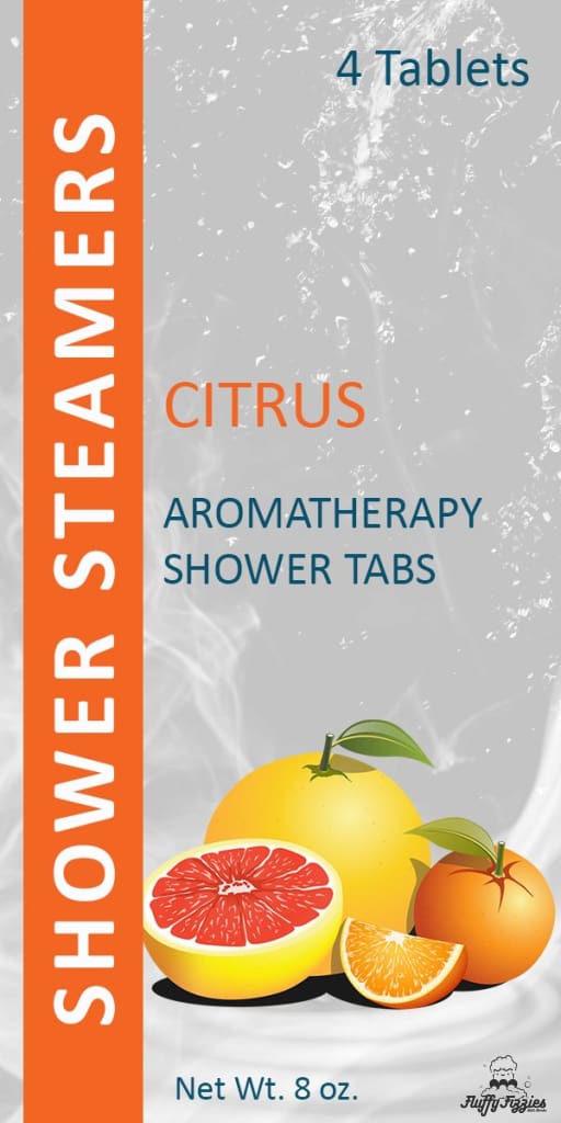 Citrus Shower Steamer 4 Pack